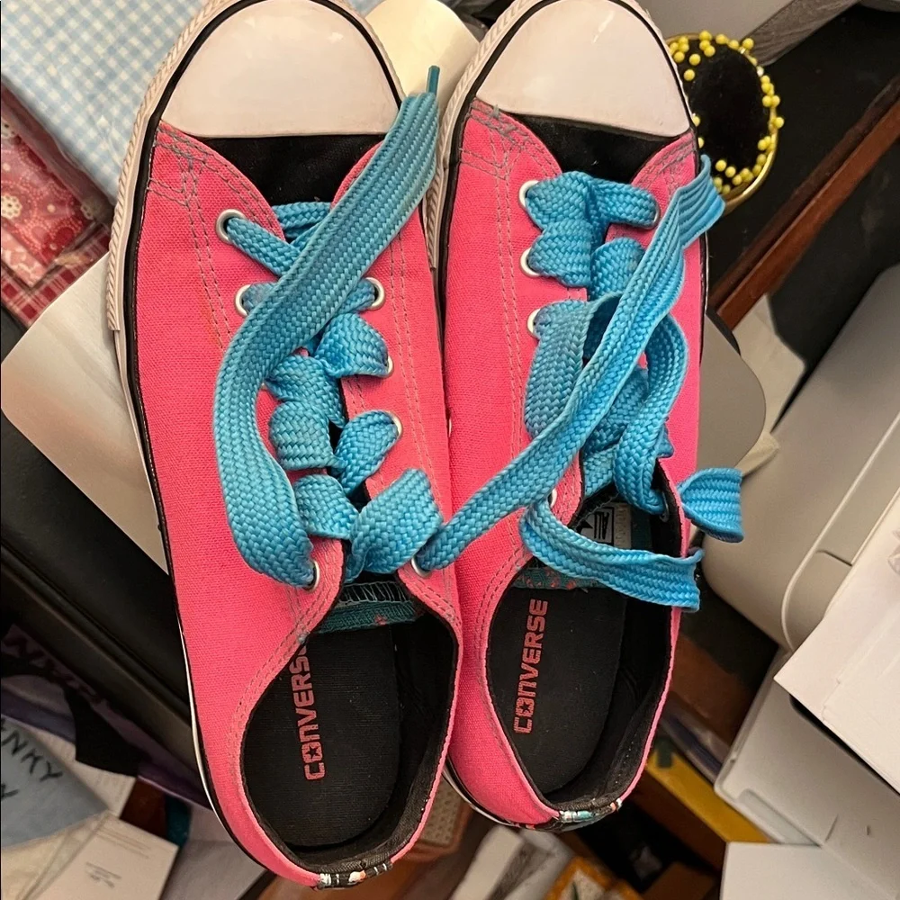 Converse Chucks All Star Blue Laces Size 8